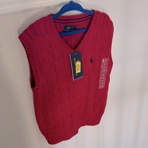 New Polo Sweater Vest size 5